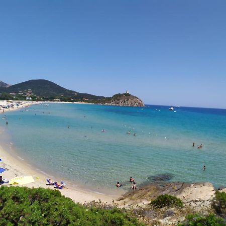 Villa Bianca Chia Esterno foto